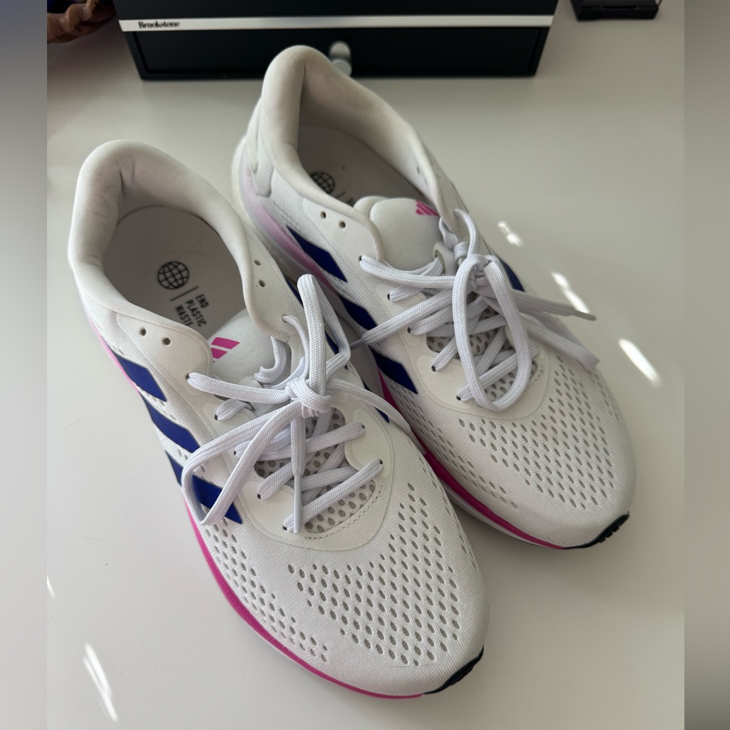 Adidas Supernova White Lucid Blue Fuchsia Men S 10.5(10.1/2)